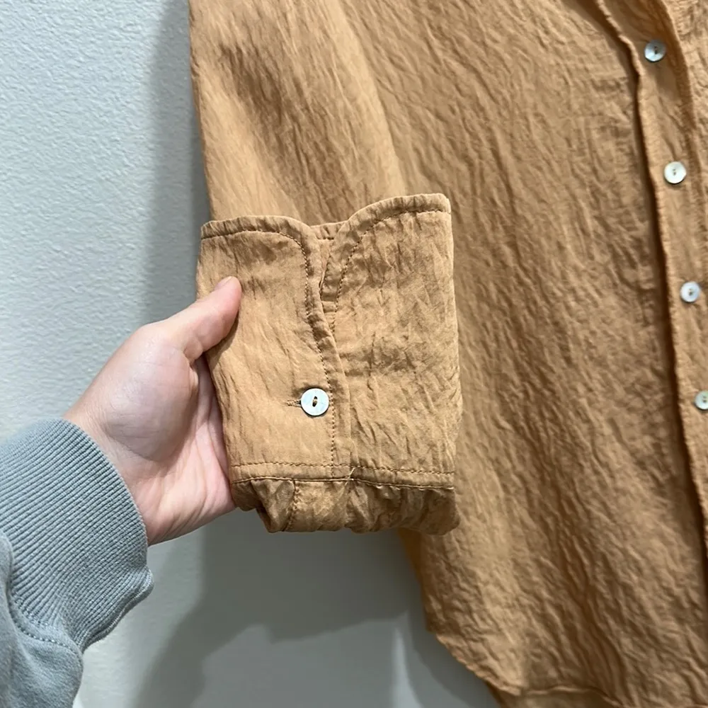 Stitch + Feather Copper Button - Image 3