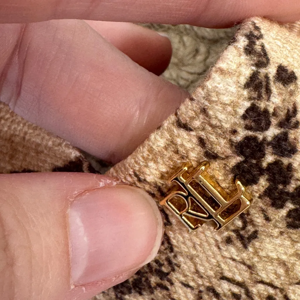 Lauren Ralph Lauren Tan Snake Print Espadrille Sandals Womens 8.5 Beachy Summer - Image 7