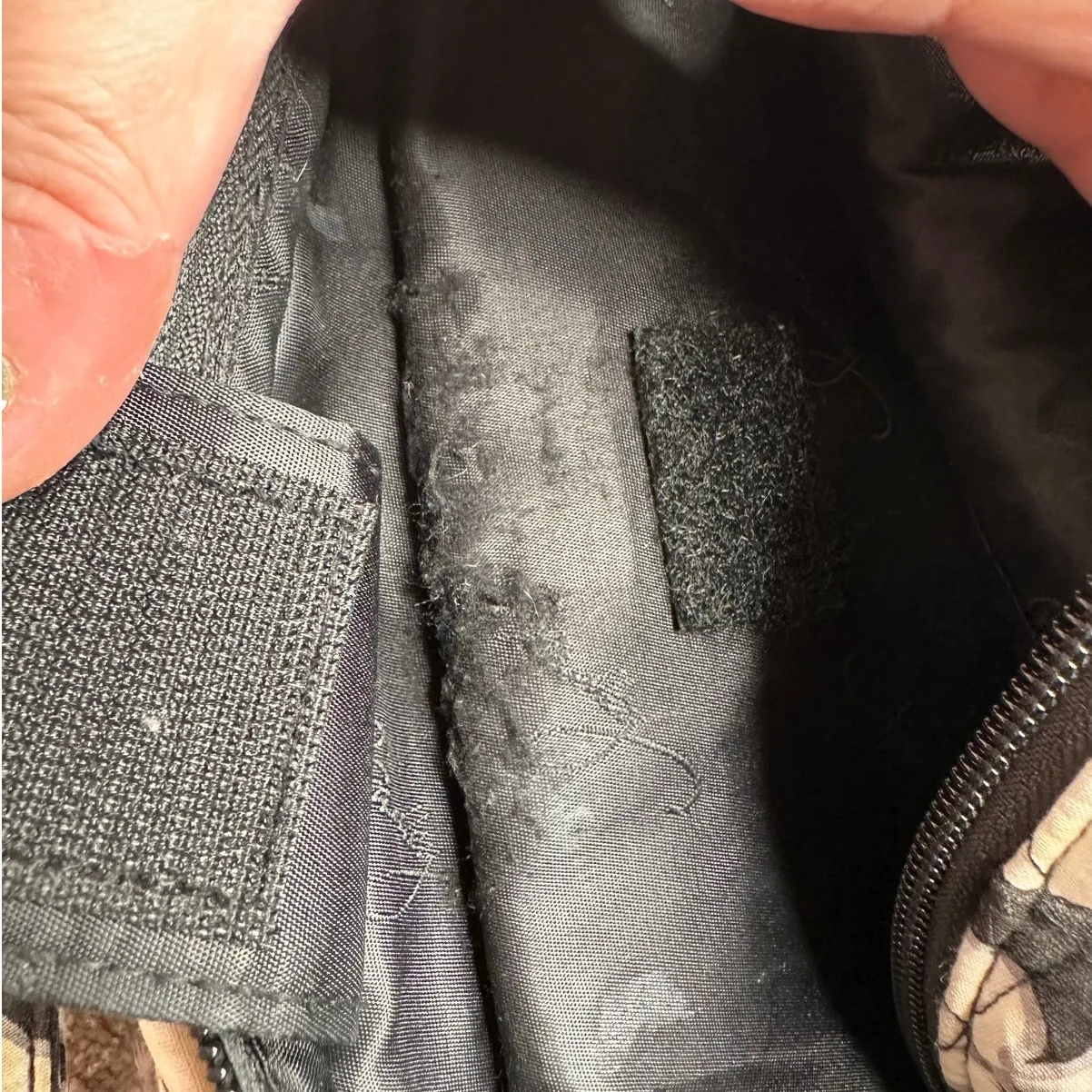 Vera Bradley  Black and White Floral Backpack - Image 6