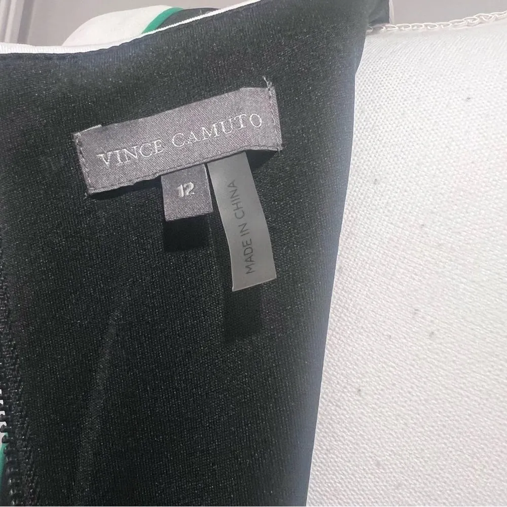 NWT Vince Camuto sleeveless midi dress women's size 12 in black - Image 10