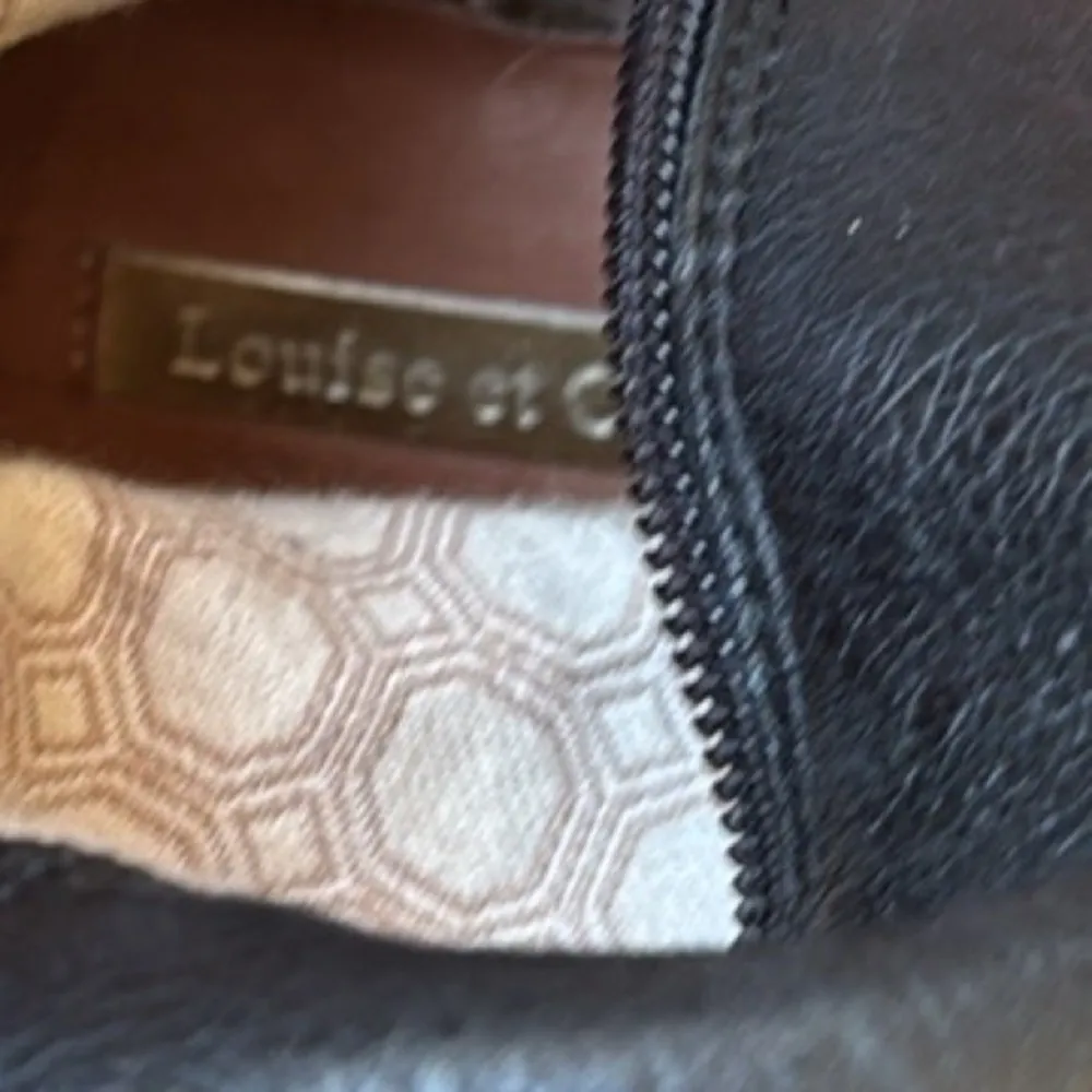 Louise et Cie Zada Black Leather Tall Knee
High Riding Boots Women's Size 7.5 - Image 13