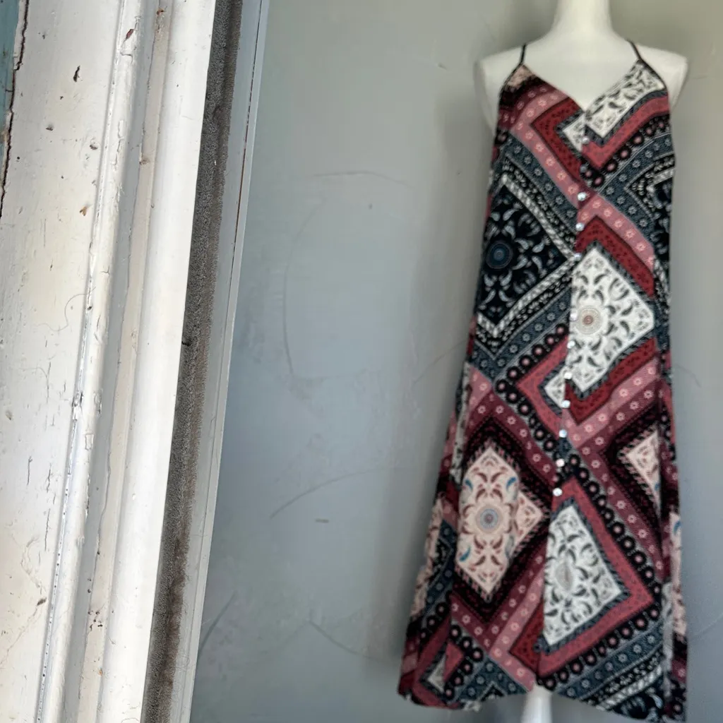 Shyanne Boho Patchwork Maxi Dress - Image 8