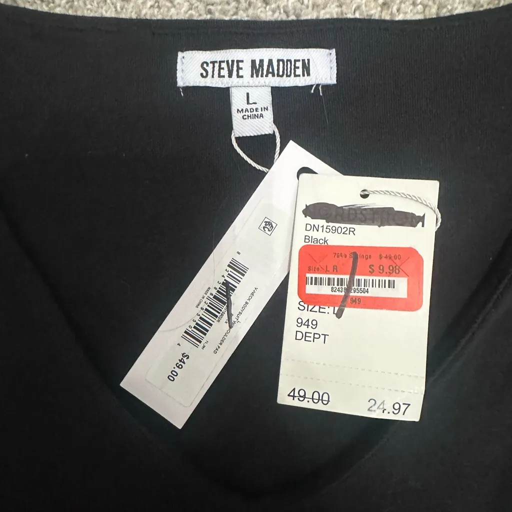 Steve Madden Black Bodysuit - Image 5