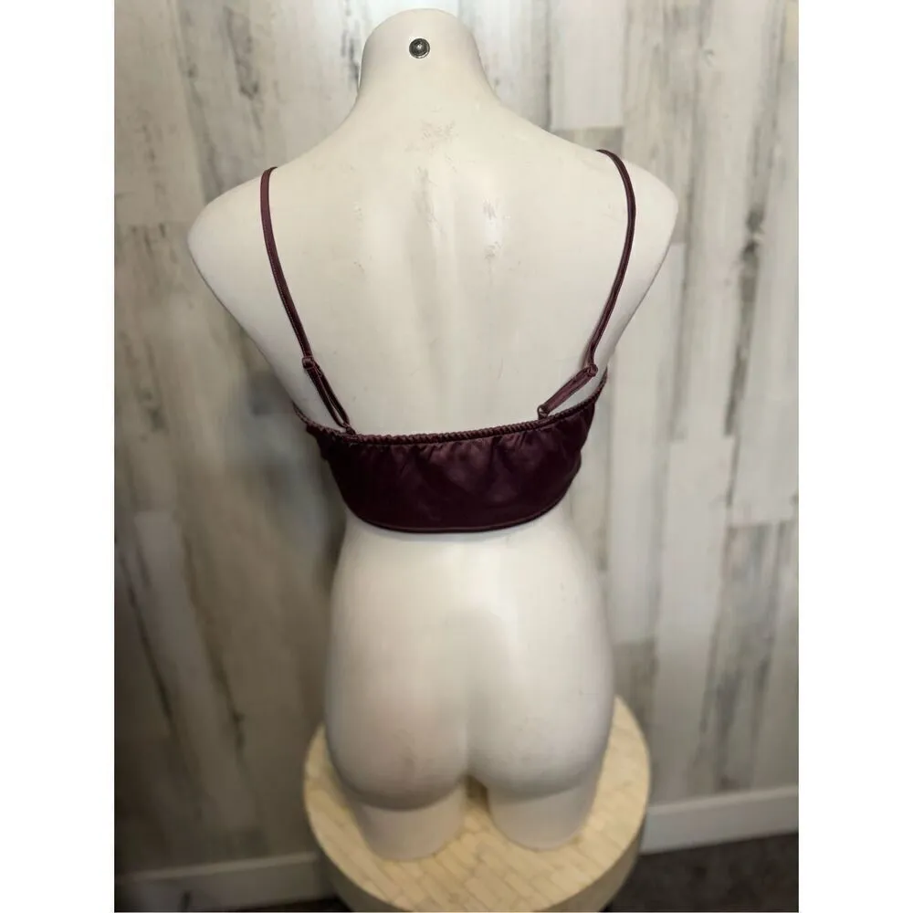 Purple crop top Purple Size 8 - Image 3