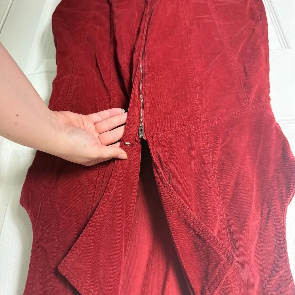 Free People CRVY Ring The Alarm Corduroy One-Piece XL - Image 5