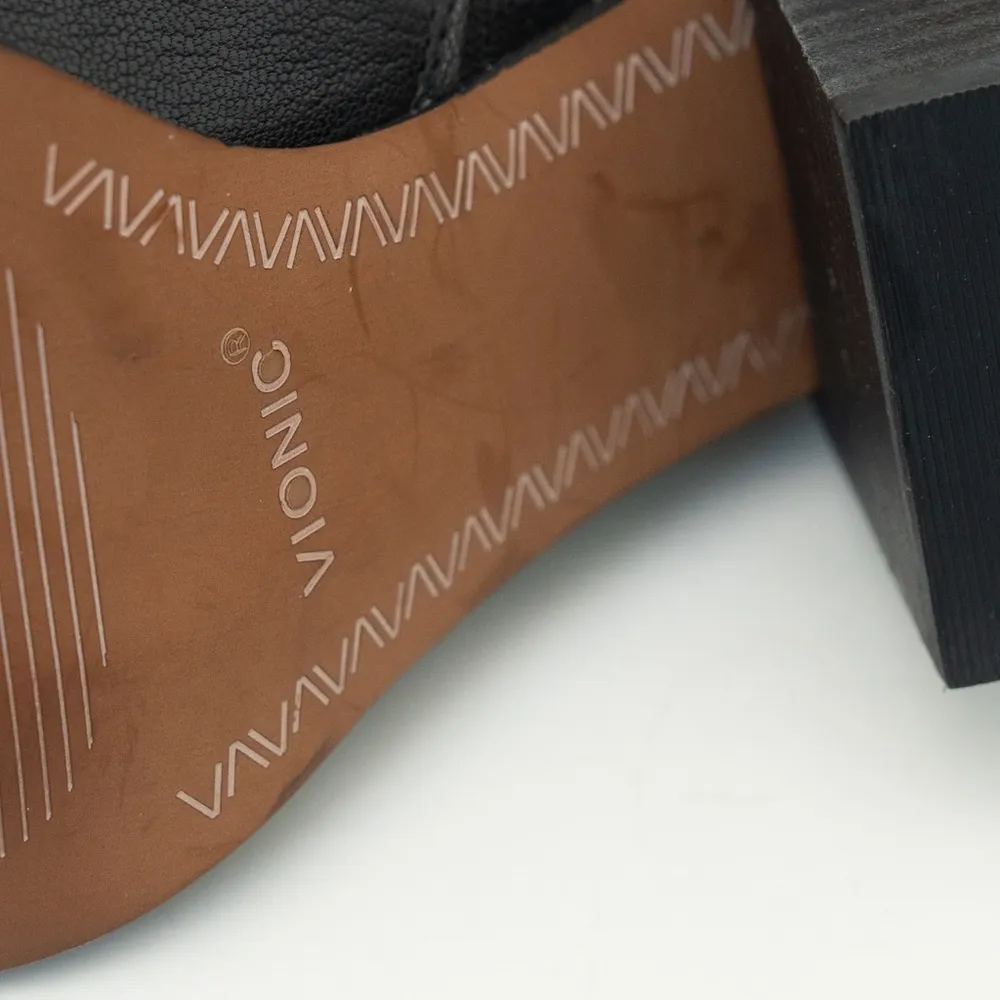 Vionic | New Lyssa Distressed Leather Heeled Ankle Boot - Image 13