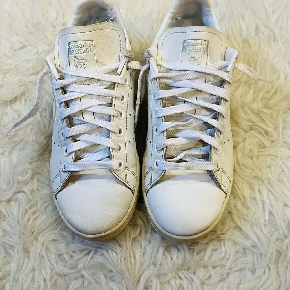 Adidas Stan Smith x Disney Peter Pan Tinkerbell Shoes women 5.5 White Sneakers - Image 3
