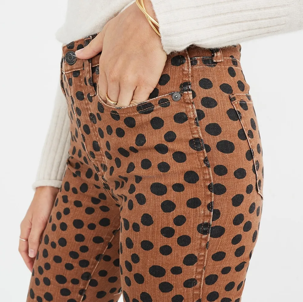 Madewell | 10" High-Rise Skinny Jeans in Leopard D - Image 4