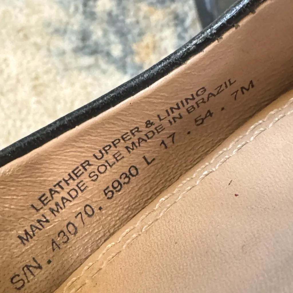 Tory Burch Black Leather Women's Shoes Size 7 - Image 7