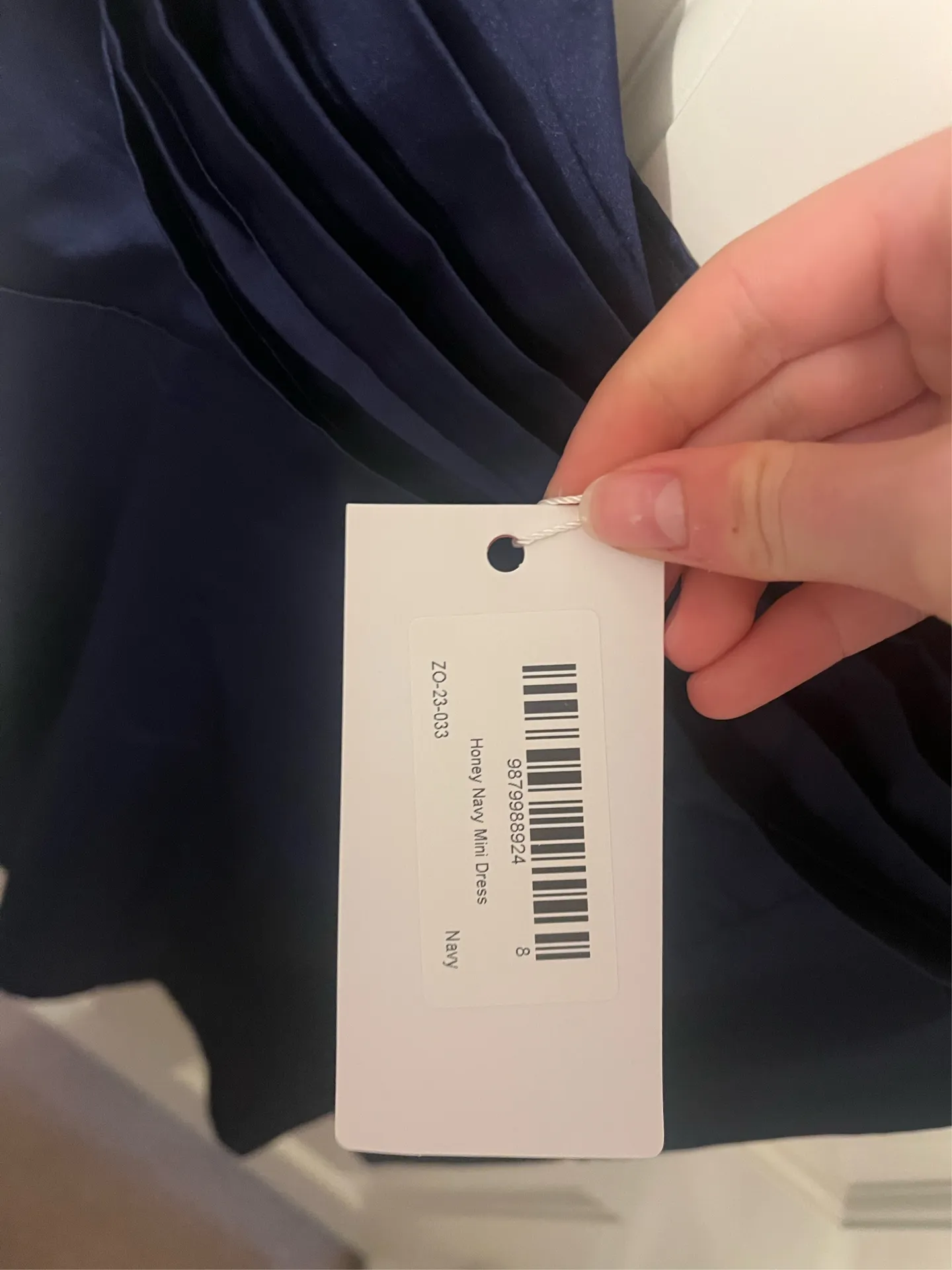 Beginning Boutique navy mini dress - Image 4