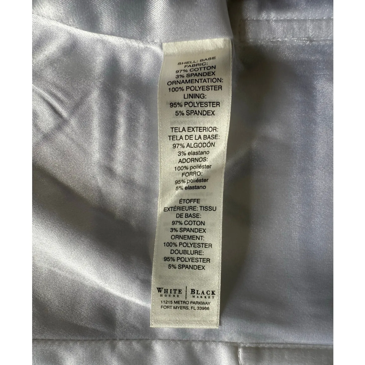 NWT White House Black Market Embroidered Strapless Bustier Top Size 4 - Image 4