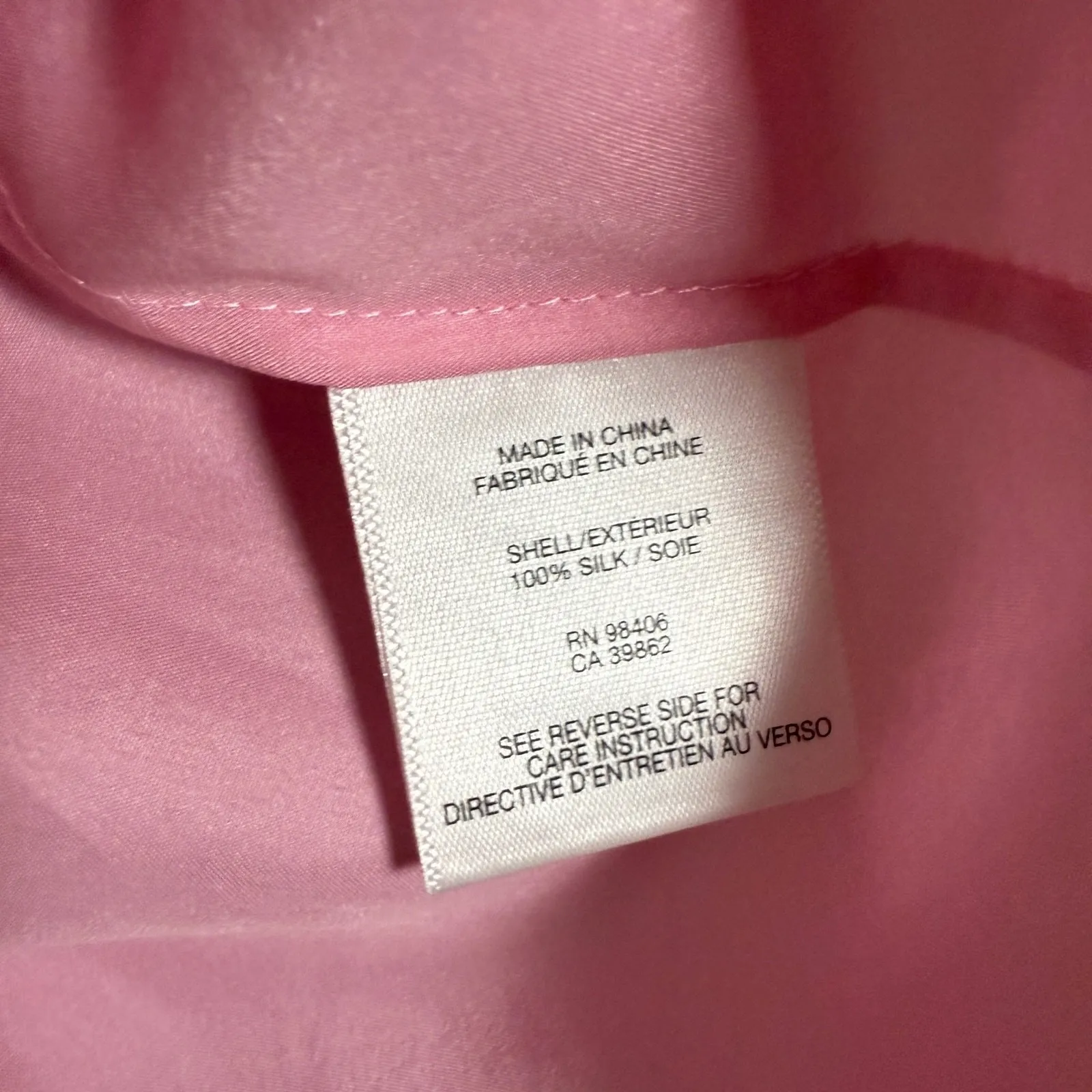 Theory sz S pink 100% silk tank top NWT‎ - Image 5