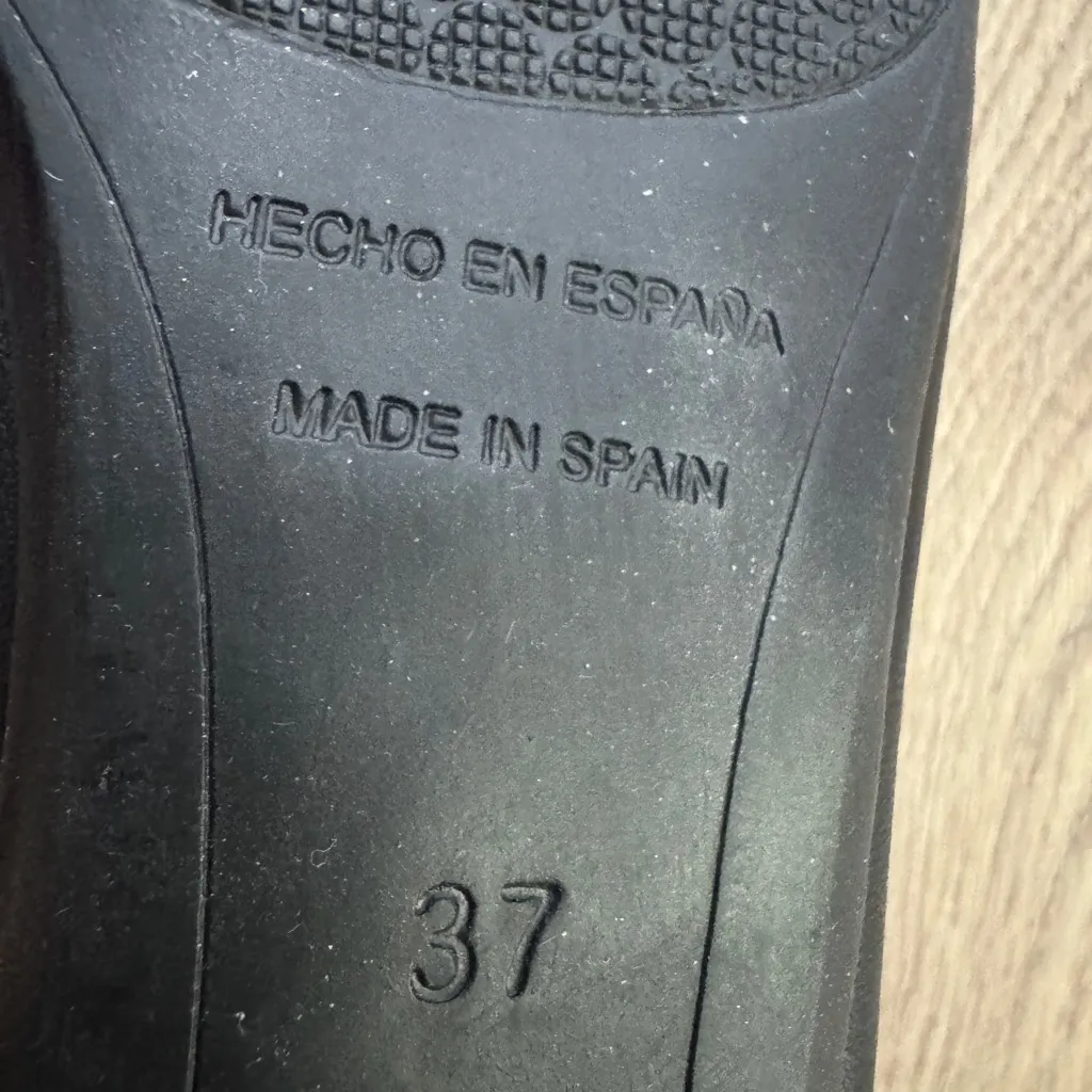 MARIAJAen Italian loafers, size 37. Purchased in Spain Black - Image 5