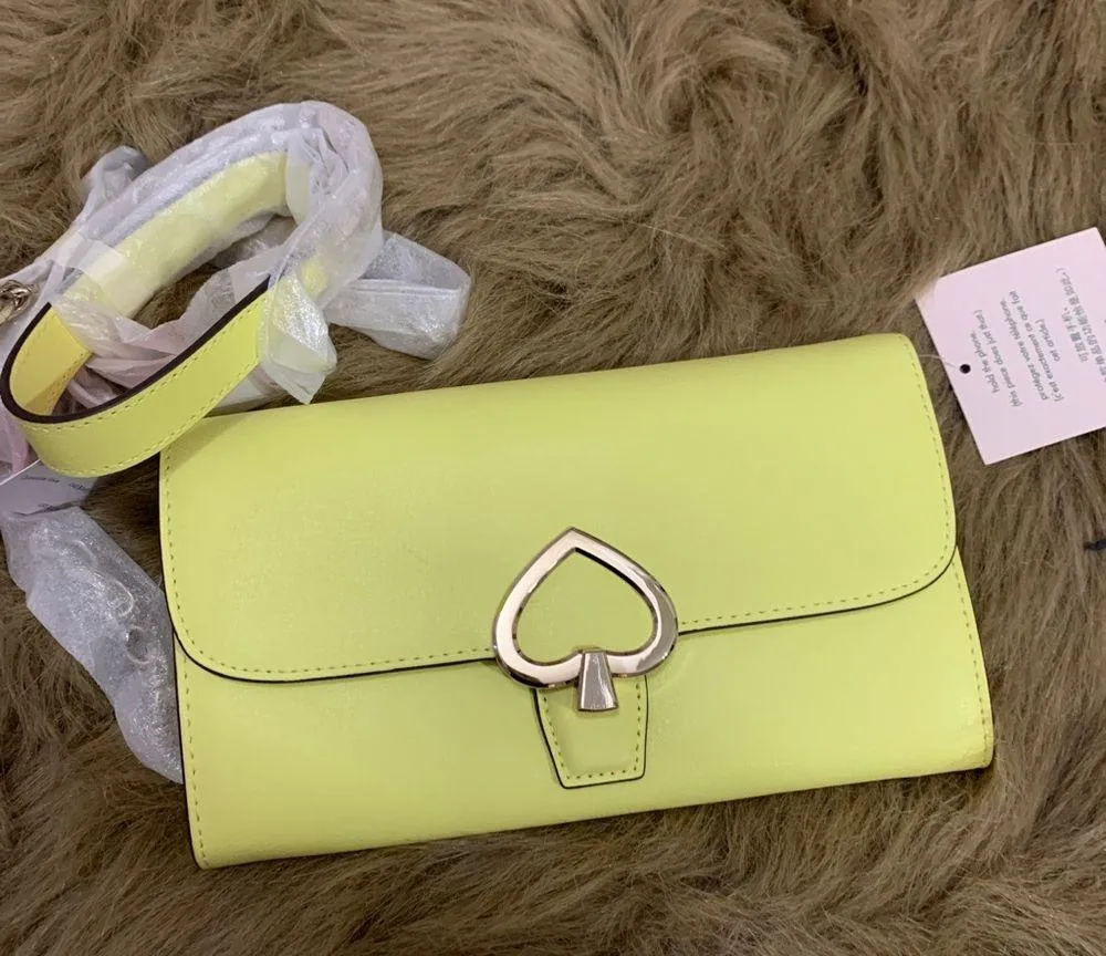 Authentic Kate Spade leather turnlock Crosb/wallet - Image 11