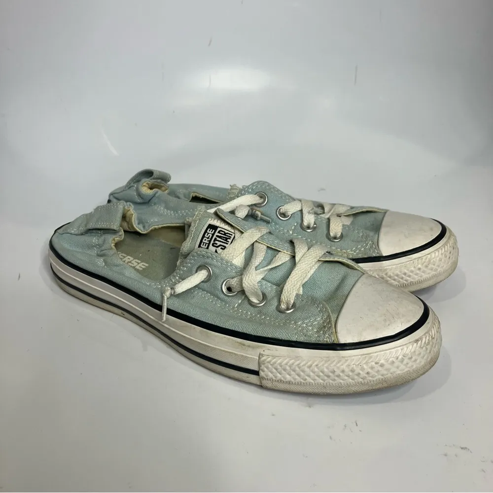 Converse all star blue slip on sneakers‎ women’s size 9 skateboarding casual - Image 4