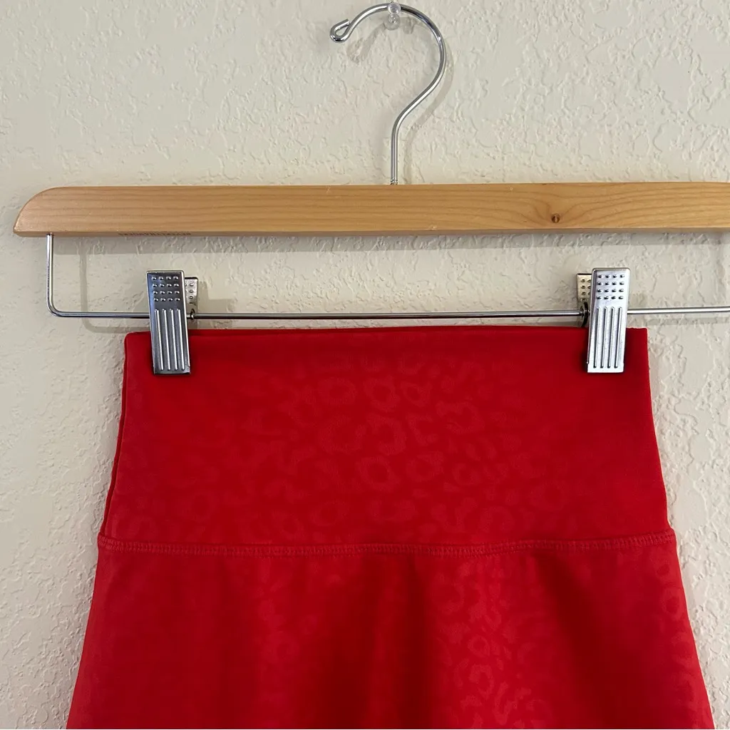 Buffbunny // Rebel Bike Shorts in Red Leopard - Image 2