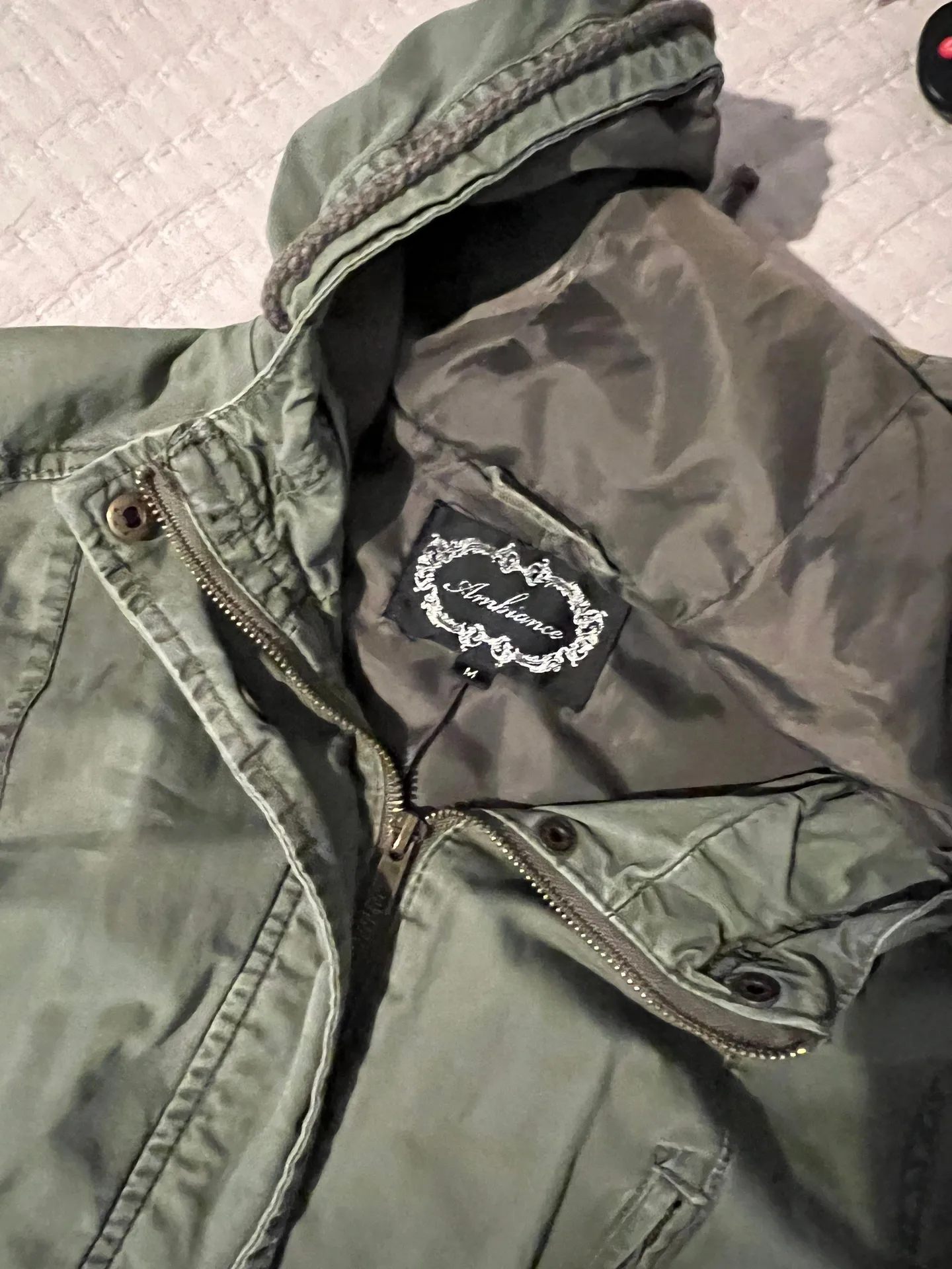 Fall Olive Green Jacket Size M - Image 2