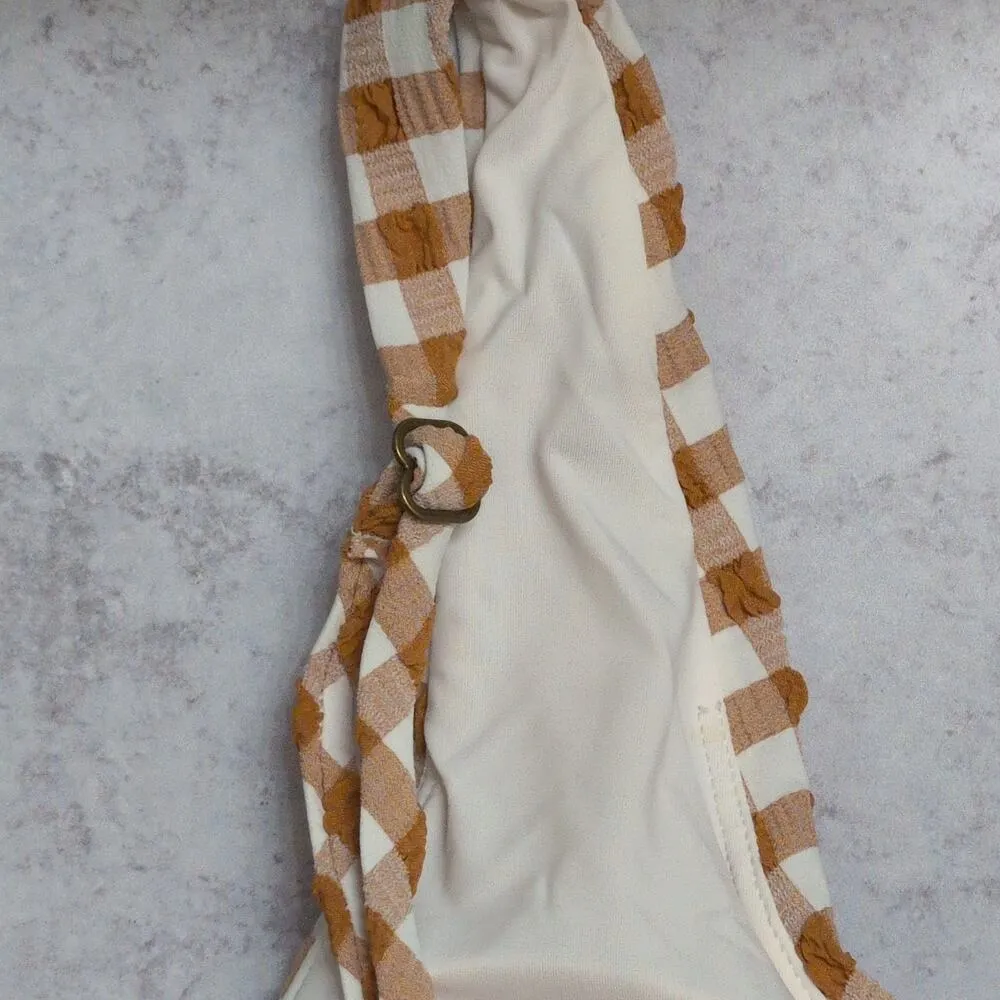 NWT Andie Amor Top Sparrow Gingham Adjustable AT290 Swimsuit Size XL - Image 5