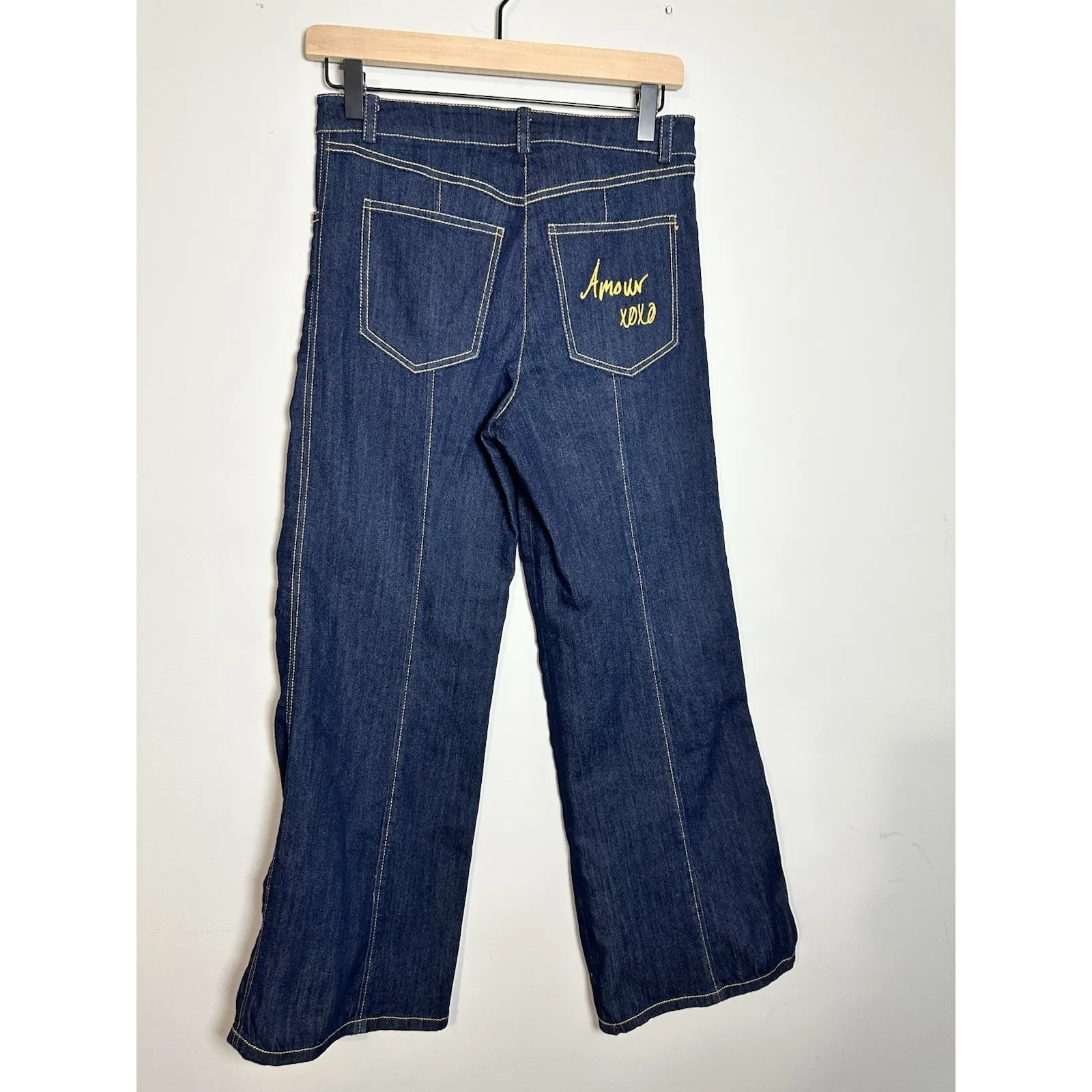 Cinq à Sept Dark Wash Wide - Image 3