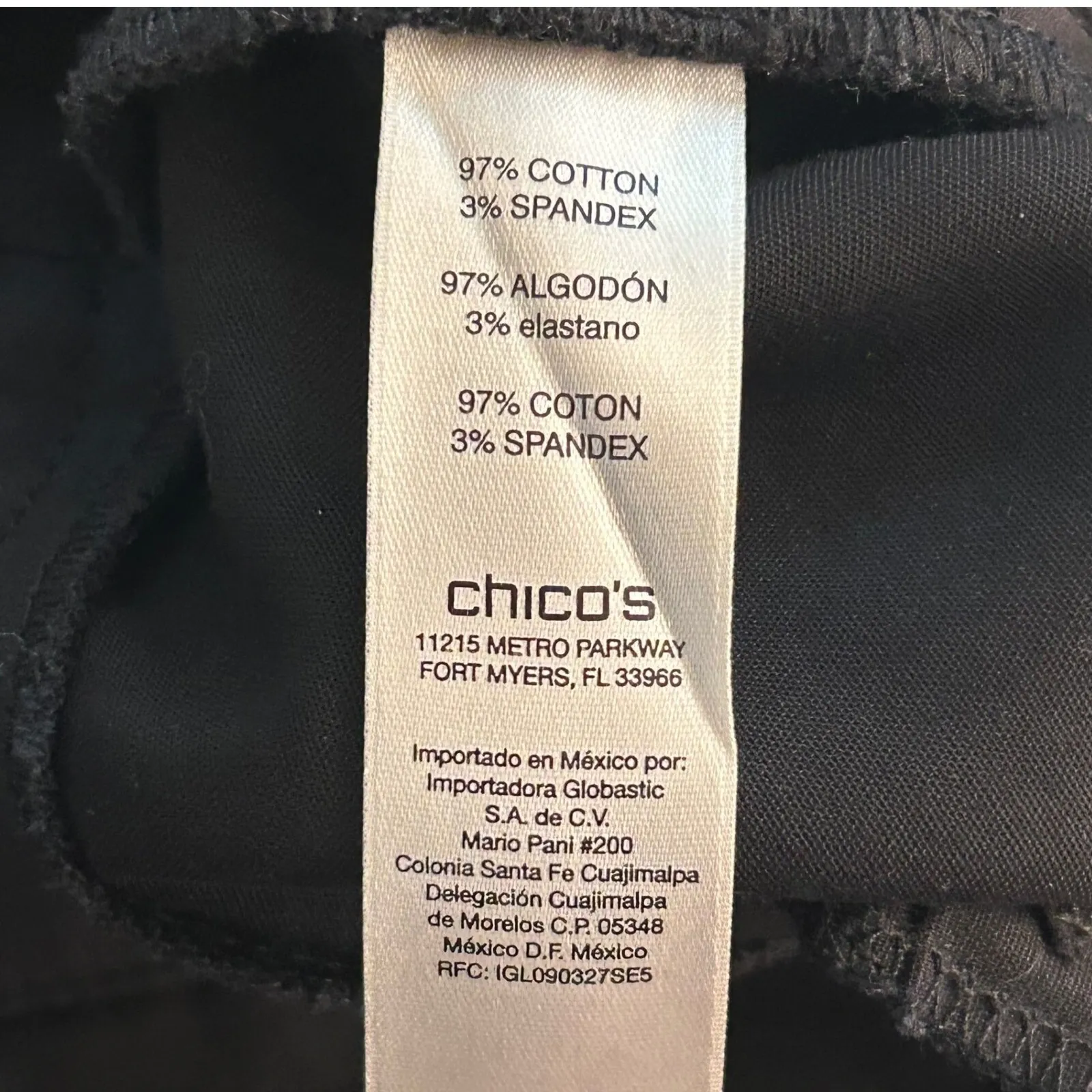 Chicos‎ Slimming Crop Pants Black 12 Or 2 - Image 6