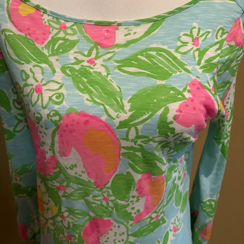 Lilly Pulitzer Marlowe shift pink lemonade pool dress size Small  vacation‎ - Image 3