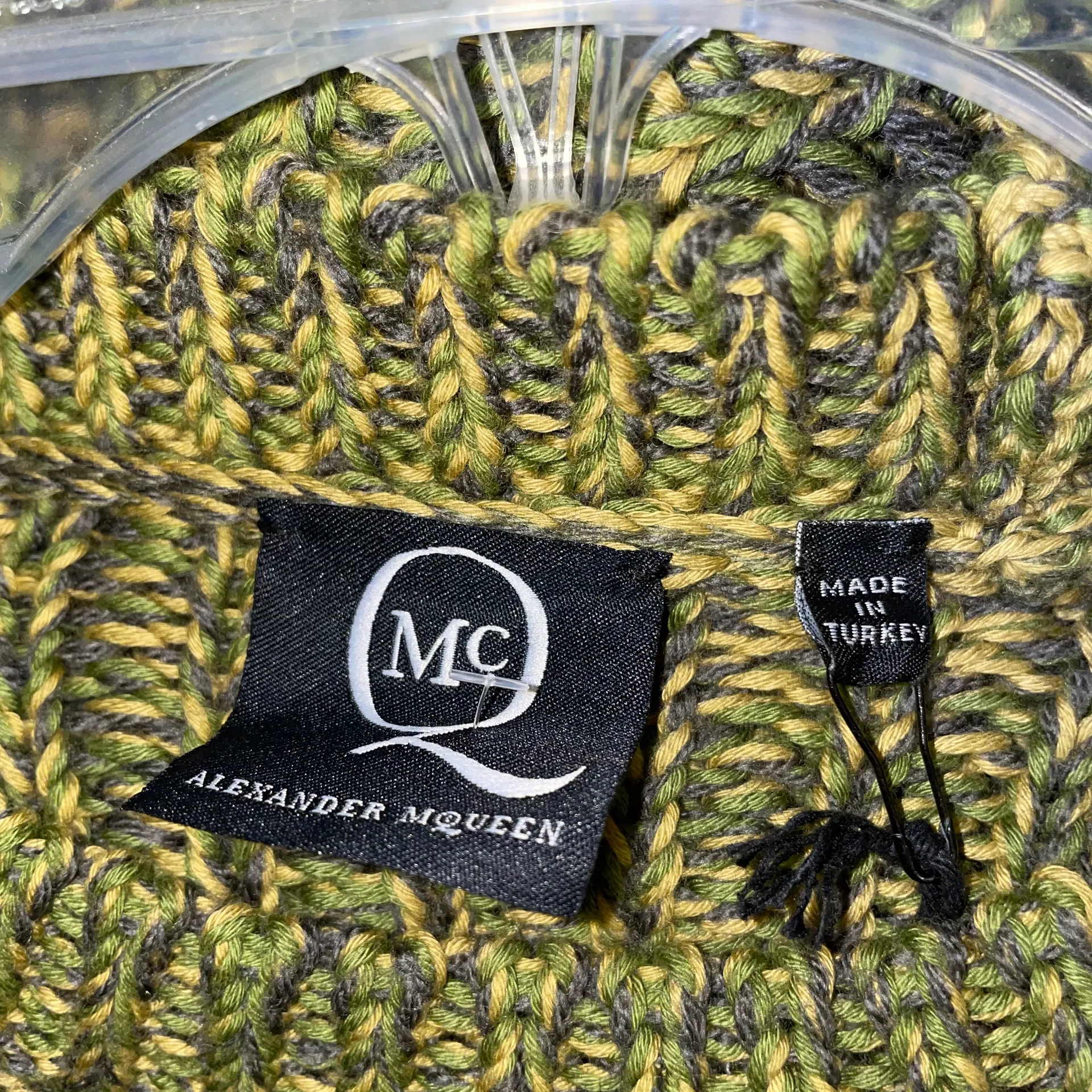 NWT $605 McQ By  Green Elbow Length Sweater Tunic M - Image 9