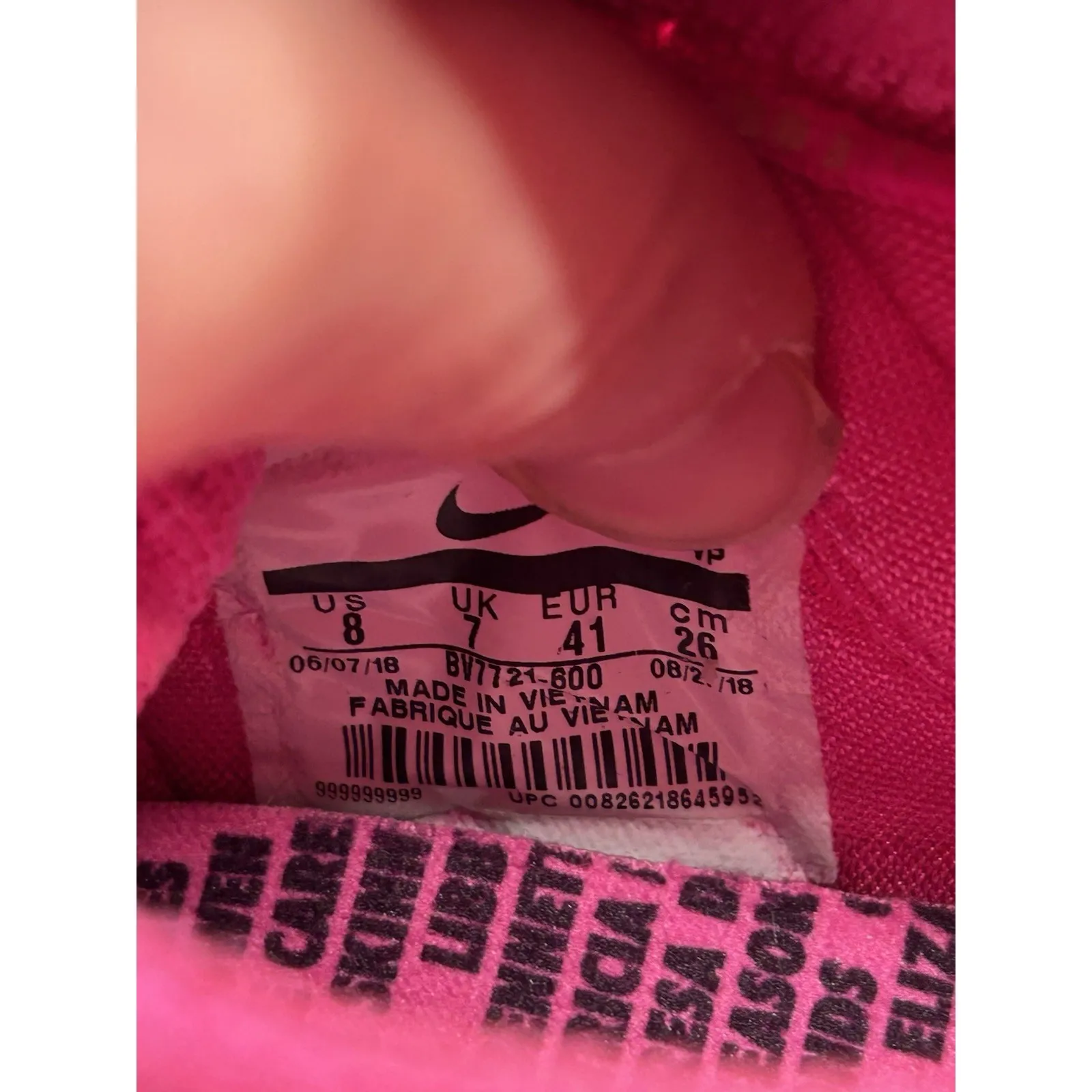 Nike KD 11 Aunt Pearl BV7721-600 Pink Shoes Sneakers Kevin Durant Mens Size 8 - Image 7