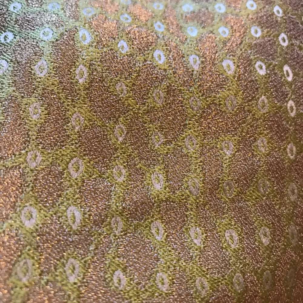 J.Crew Gilded Jacquard Silk Pencil Skirt Sz 8 - Image 6