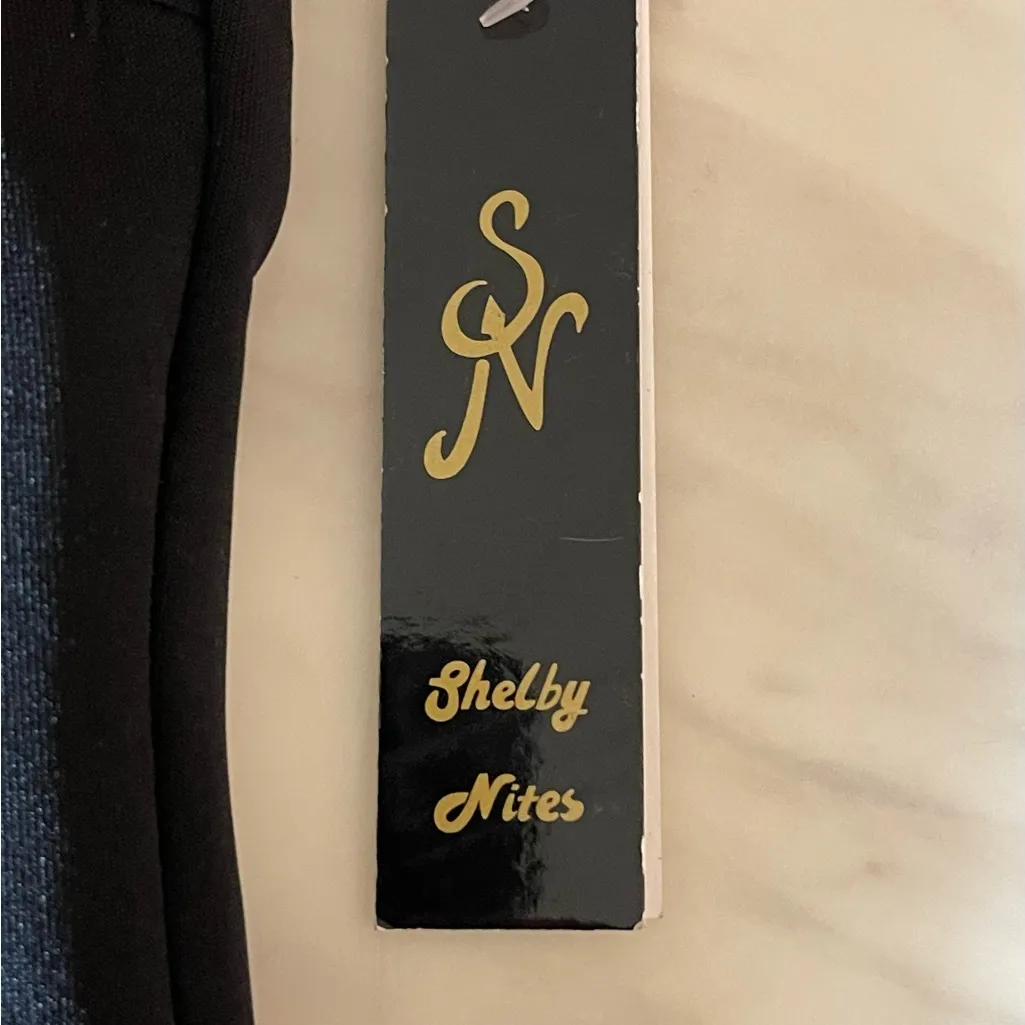 Shelby Nites Women’s Black Cocktail Sheath Dress Ruffle Hem Size 14 NWT - Image 9