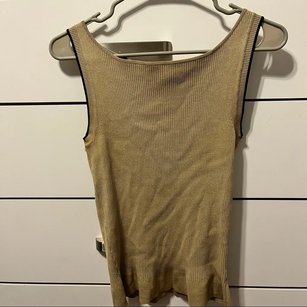 The Limited Tan Sweater Tank & Cardigan Matching Set - Image 2