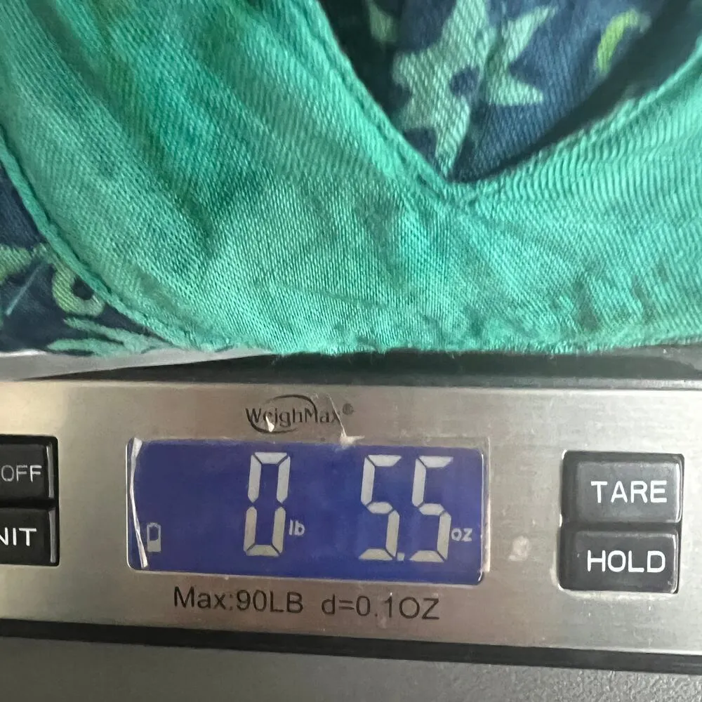 Soft Surroundings 3/4 Sleeve Green & Blue Floral Women's Top Size XS Flowy - Image 12