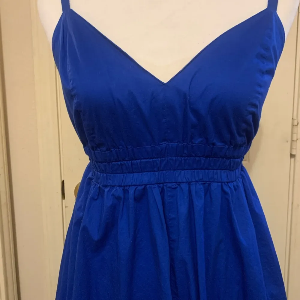 Old Navy Sleeveless Open Back Fit & Flare Summer Blue Small Dress.          1874 - Image 2