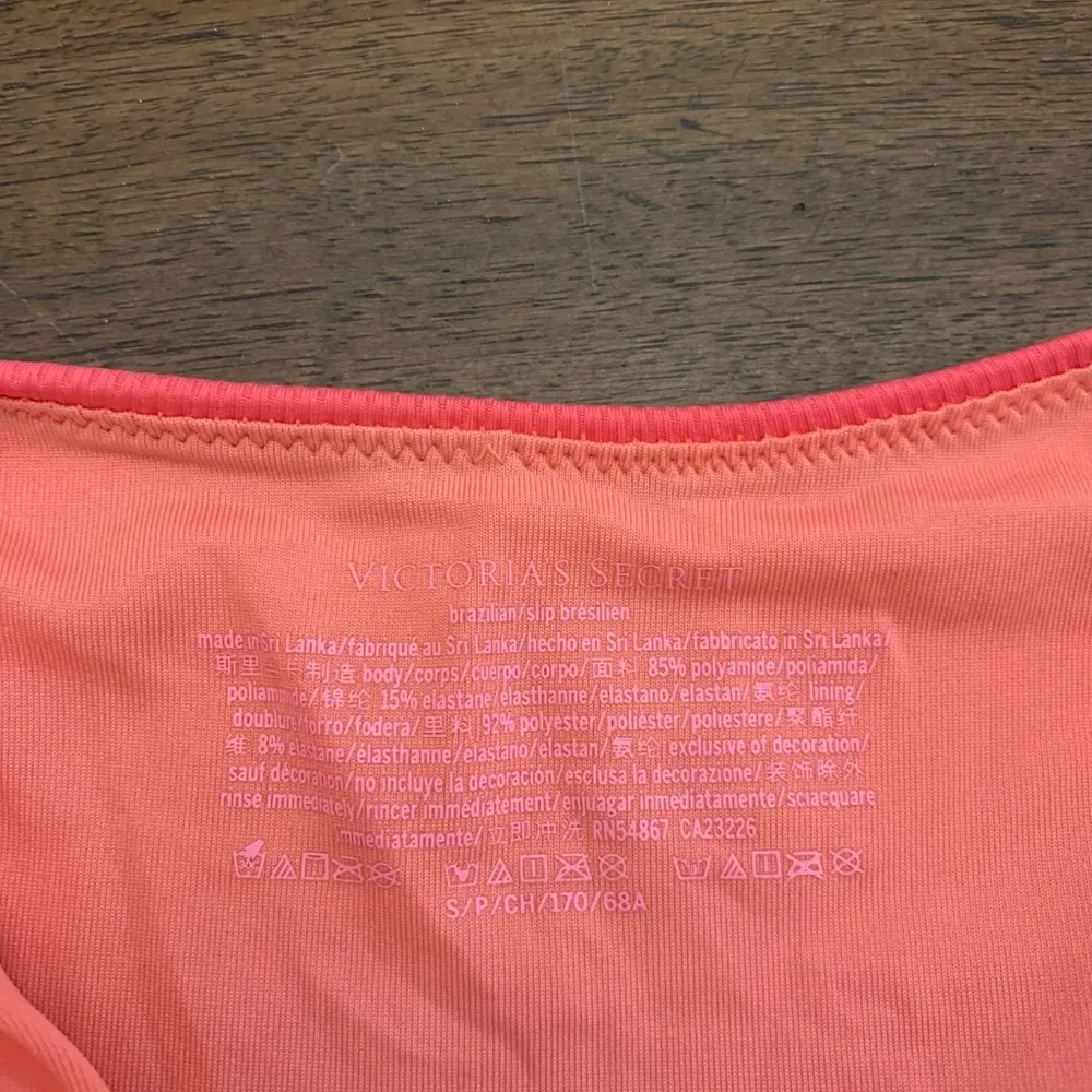 Victoria’s Secret Bikini Set Two Piece Swimwear Women’s Small Pink Coral - Image 3