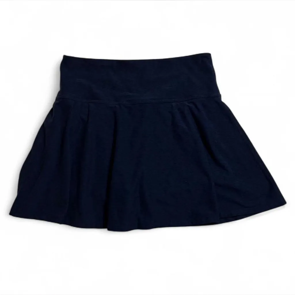 BEYOND YOGA Hot Shot Spacedye Circle Skirt Skort - Nocturnal Navy M - Image 4