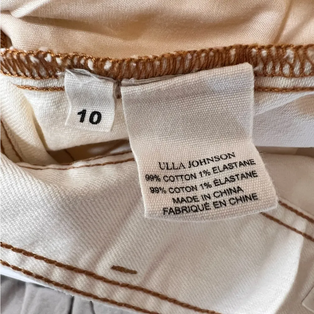 𝅺ULLA Johnson Alec High Waist Pleated Short In Blanc - Image 6