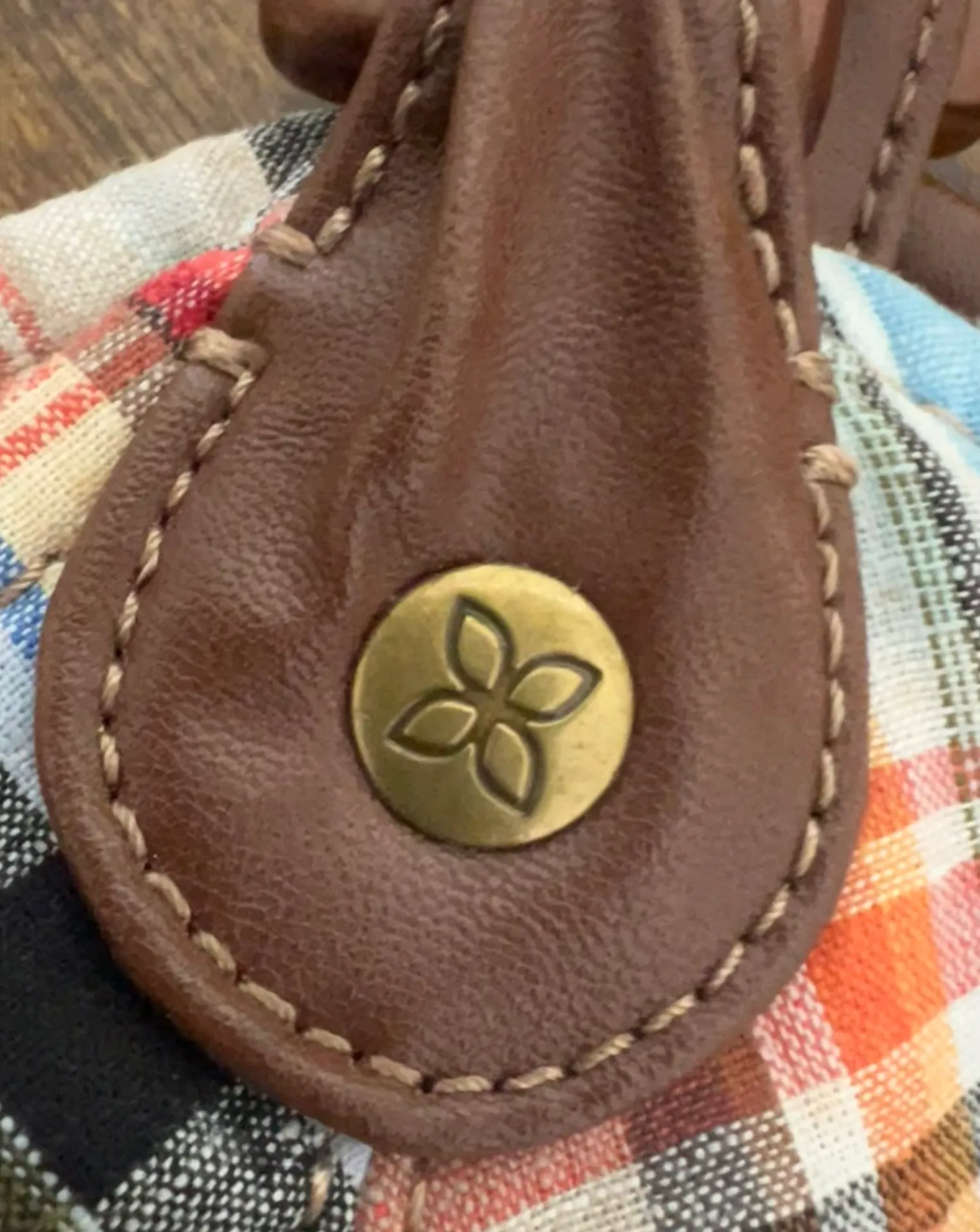 | Madras plaid handbag/purse - Image 5