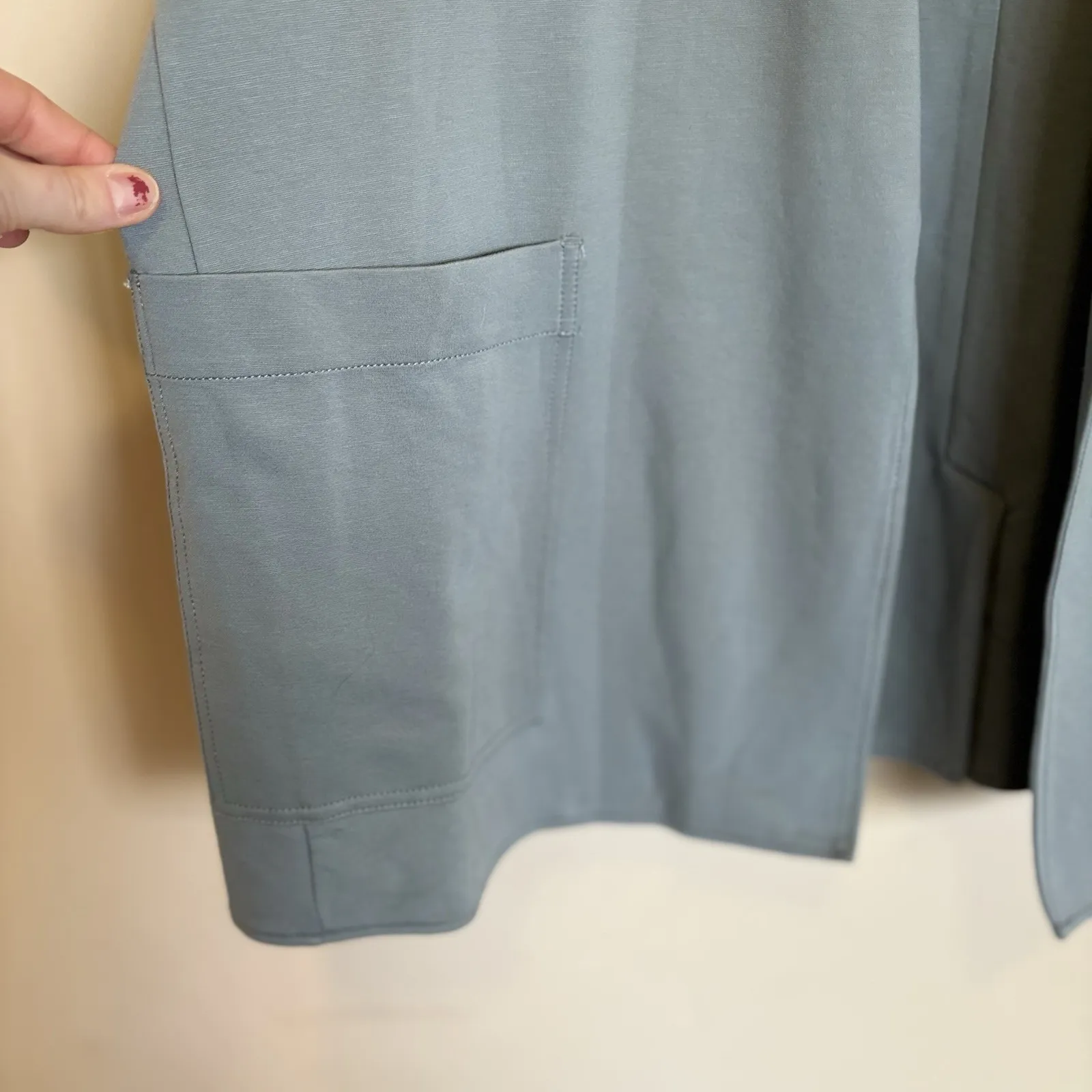 Athleta Eastbound Blazer Blue Business Casual Jacket #986273 Women's Size‎ 20 - Image 4