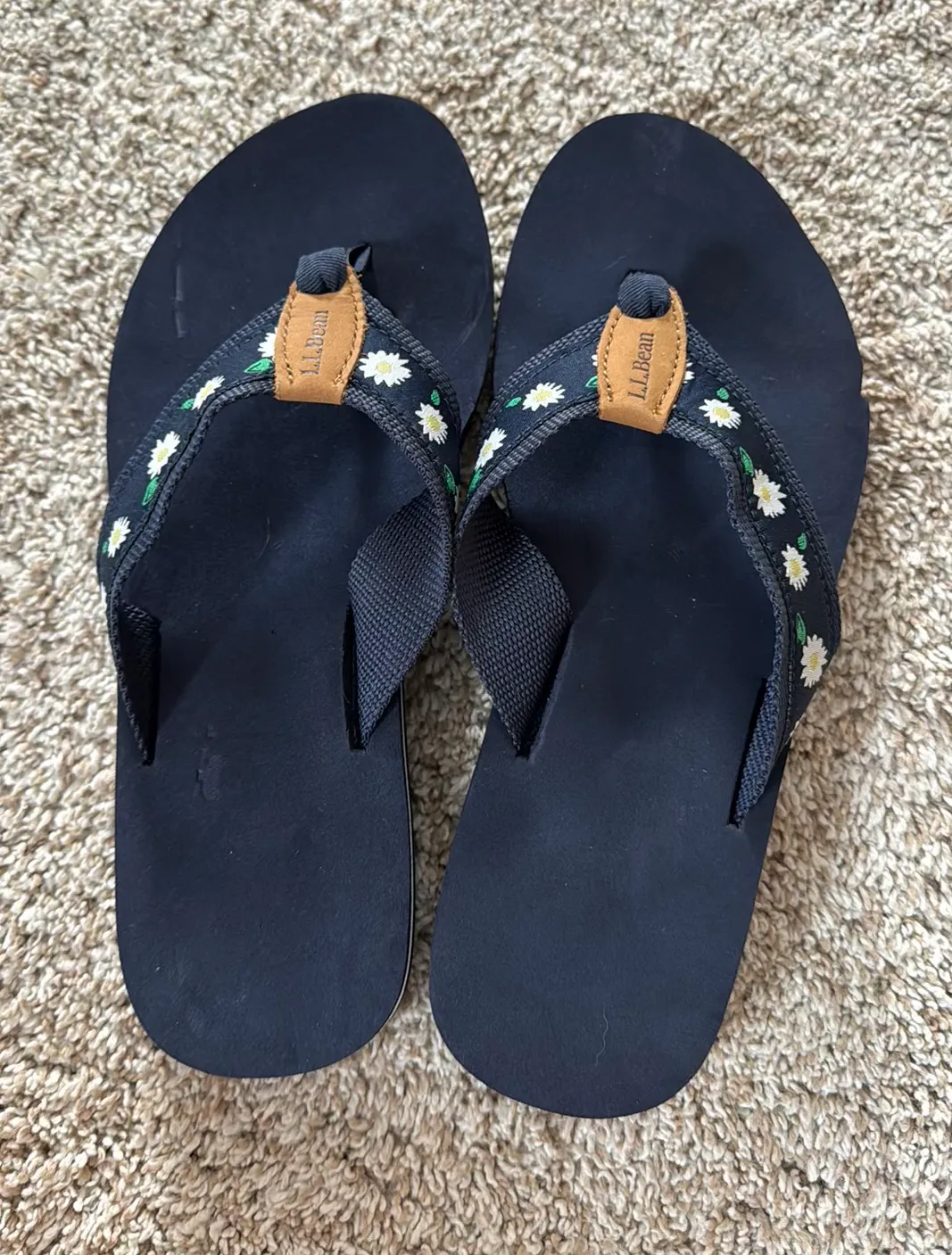 L.L. Bean Daisy Flip Flops  - Image 3
