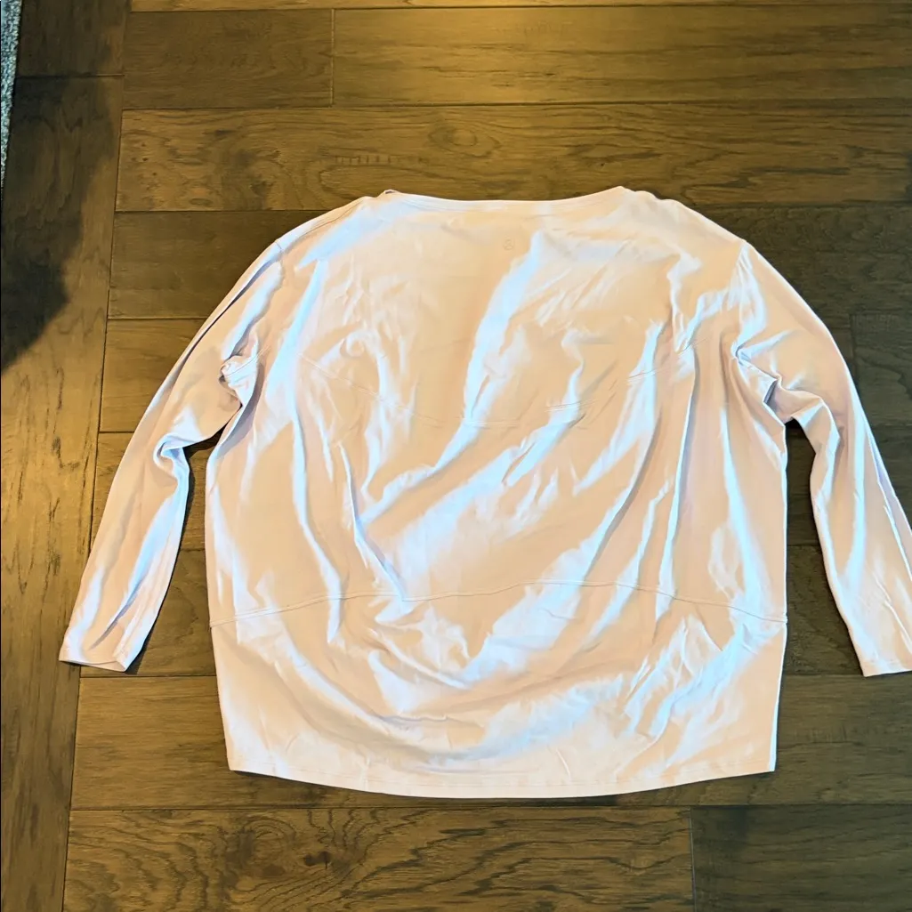 Lululemon Back in Action Nulu Top in Lavender Sz 8 - Image 10