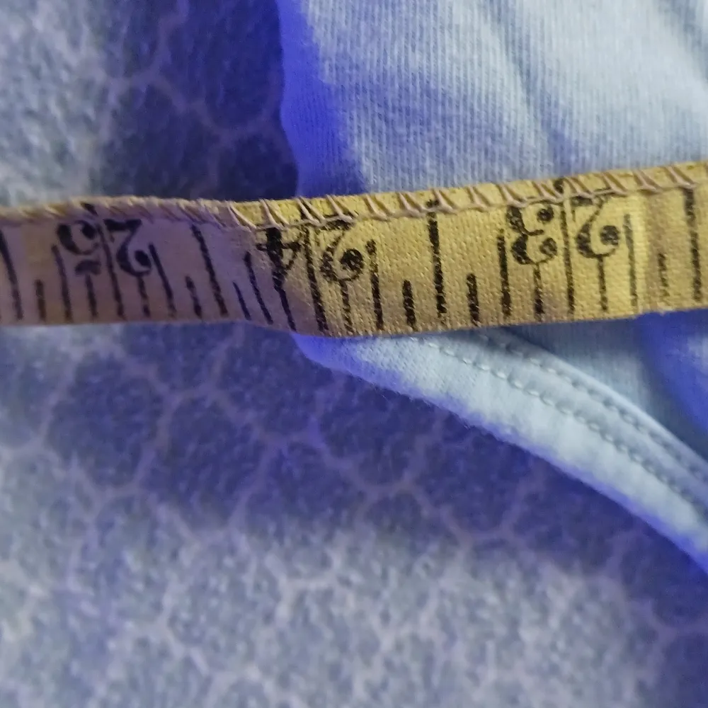 Club Social by Jadelynn Brooke womens 2x strap T Shirt Summer Sun Dress Blue - Image 6