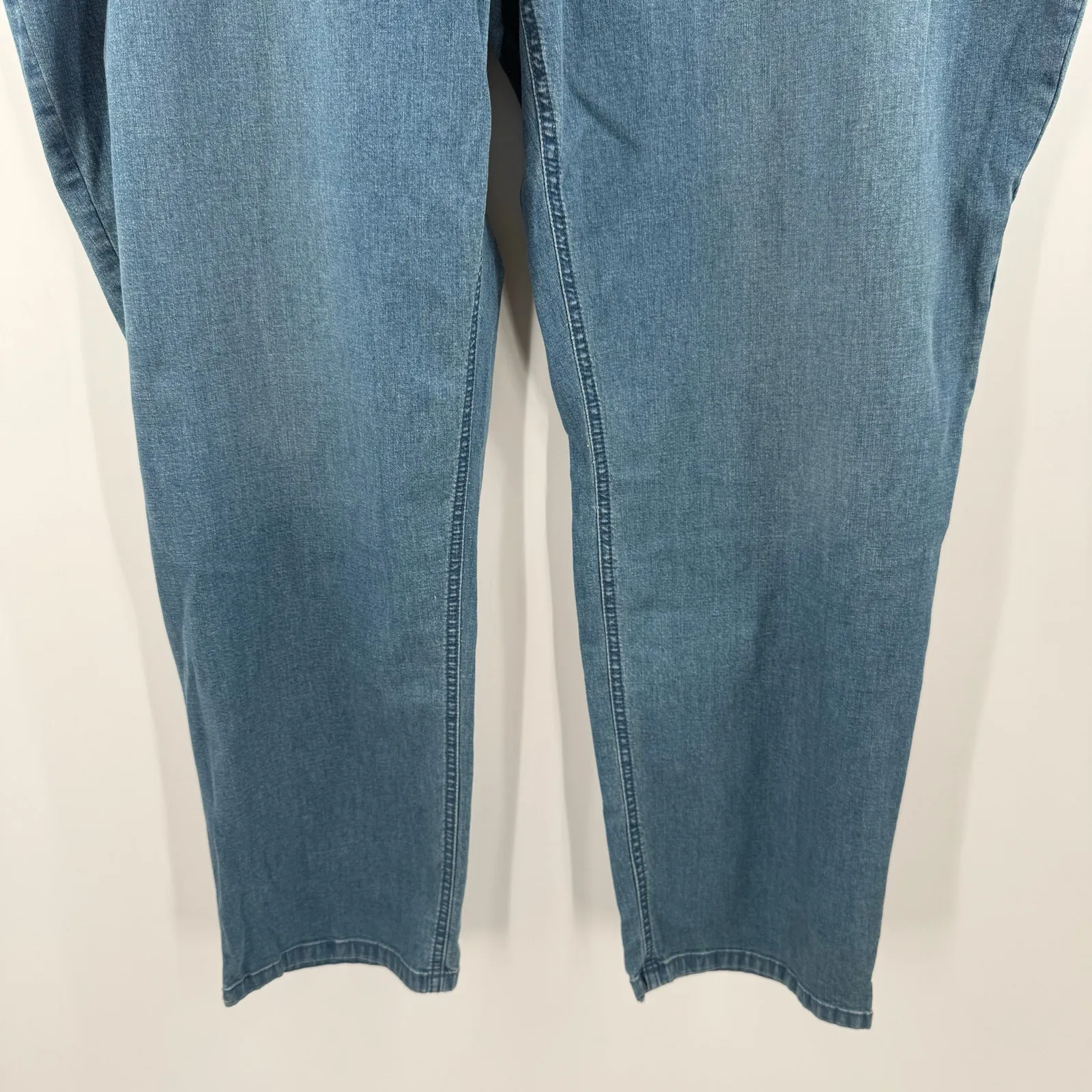 J.JILL Denim Jeans SZ 22R NWT Tried & True Wash Straight Leg Plus Curvy Stretch Blue - Image 12