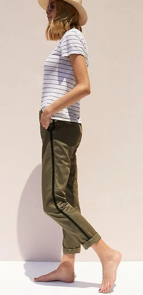 Relaxed Striped Chino Pants - Image 10