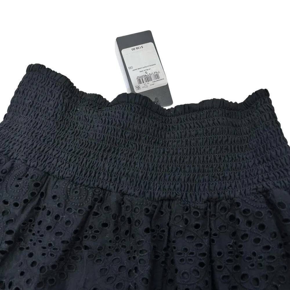 New Women’s Guess Sangallo Rafa Eyelet Maxi Skirt Size S - Image 6