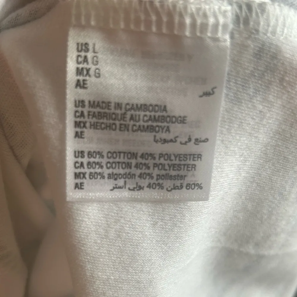 Women's Nautical Anchor-Print Elbow-Sleeve Top White & Blue Size L - Image 3