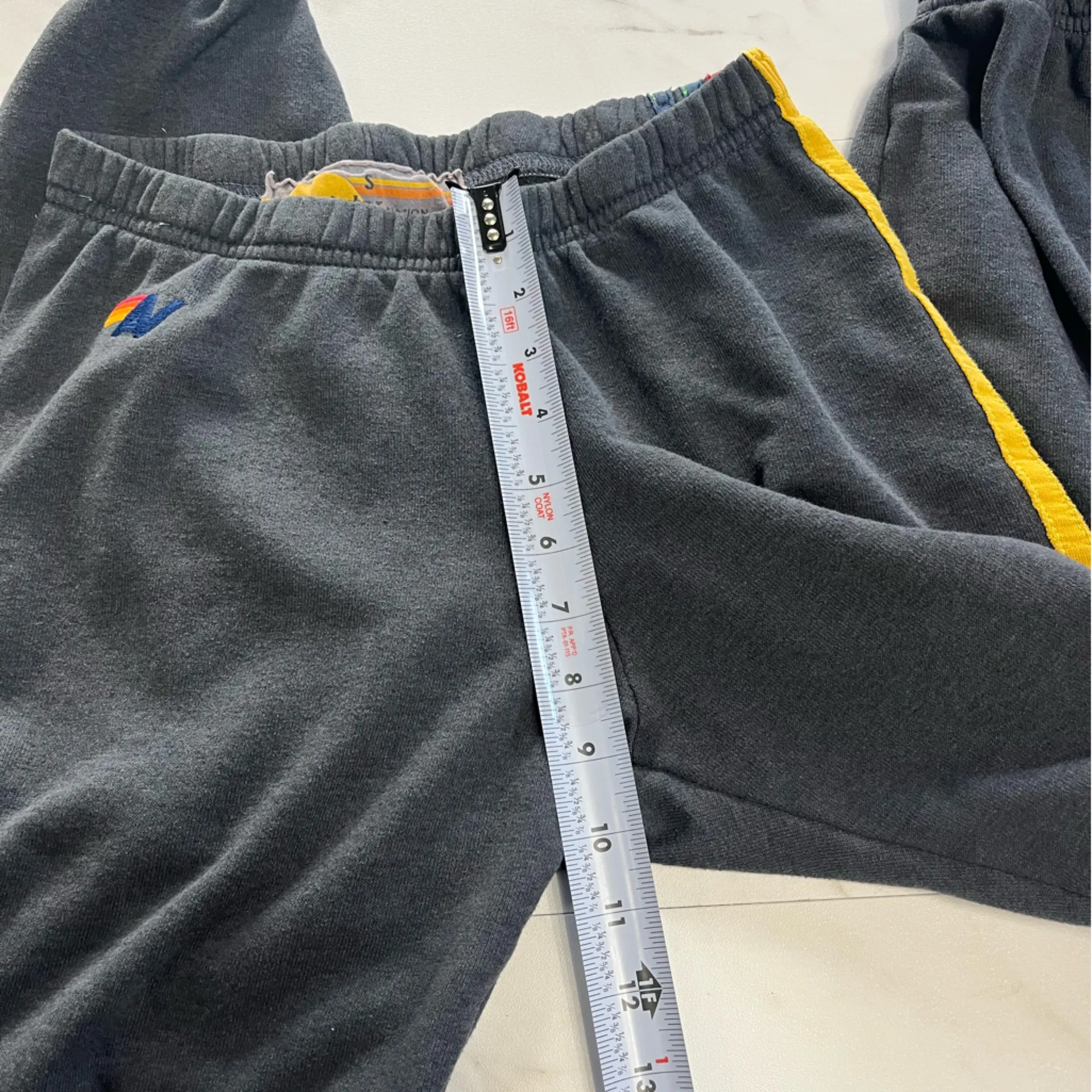 Aviator Nation Stripe Gray sweatpants size Small - Image 6