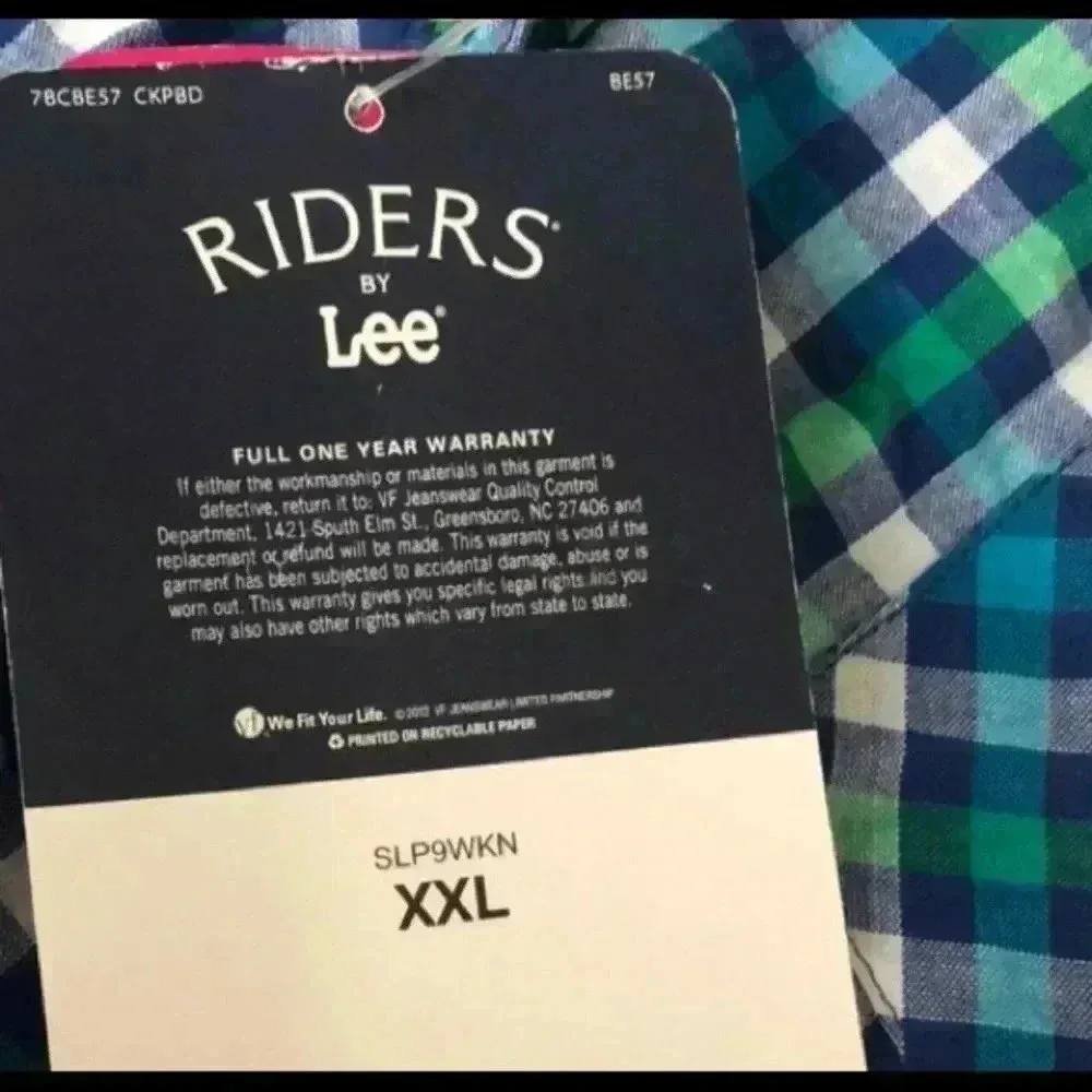 🆕Lee Plus-size Long sleeve Button Down Shirt XXL🆕 - Image 5