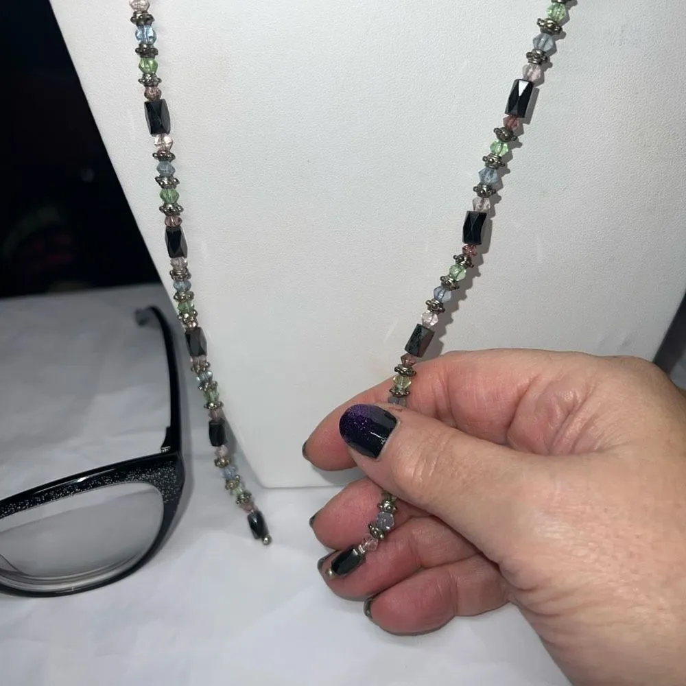 Magnetic Hematite and Faceted Bead 36” Strand Used in Various Configurations Gray - Image 5