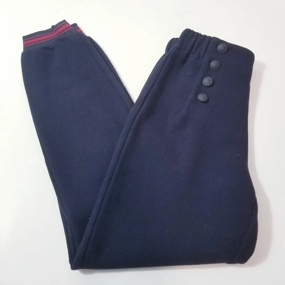 Scotch & Soda Maison Scotch Nautical Blue Red Hi-Rise Jogger Pants - Image 12