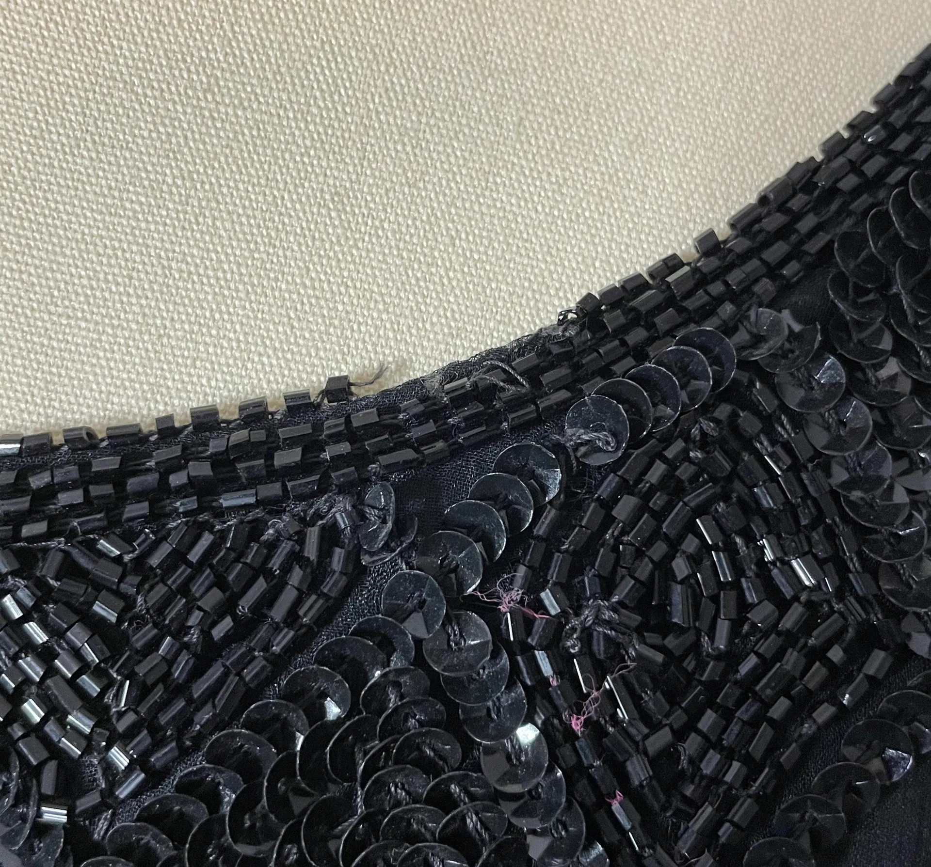 Vintage Laurence Kazar Beaded Cocktail Dress - Image 8