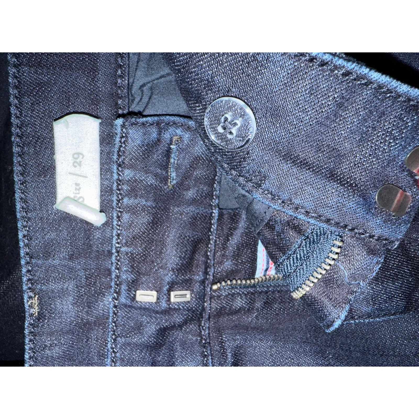 Anthropologie Pilcro and the‎ Letterpress Mid Rise Blue Bootcut Jeans Size 29 - Image 5